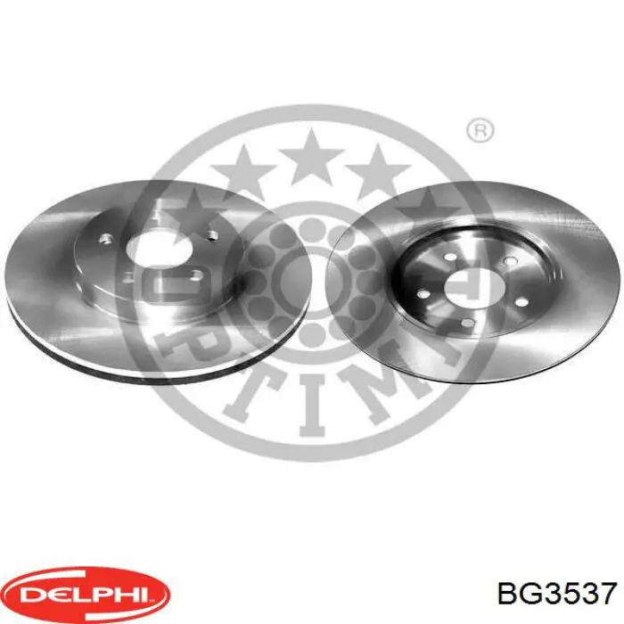 Гальмівні диски передні BG3537 Delphi