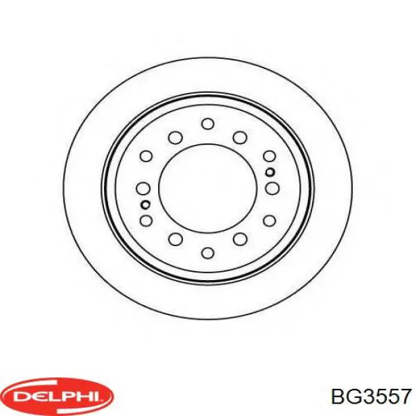 Задні дискові гальма Delphi BG3557 ціна, від 65.85 USD