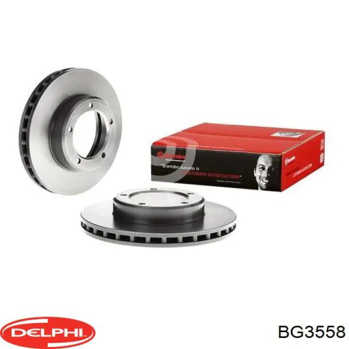 Гальмівні диски передні BG3558 Delphi