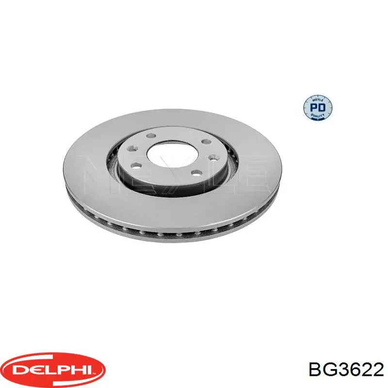 Диск переднього гальма Delphi BG3622 ціна, від 33.11 USD