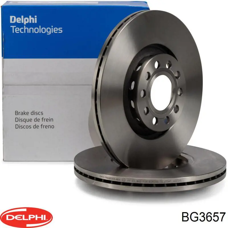 BG3657 Delphi диск гальмівний передній