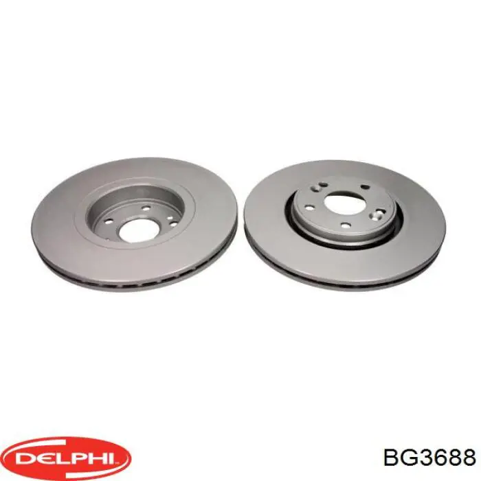 Гальмівні диски передні BG3688 Delphi