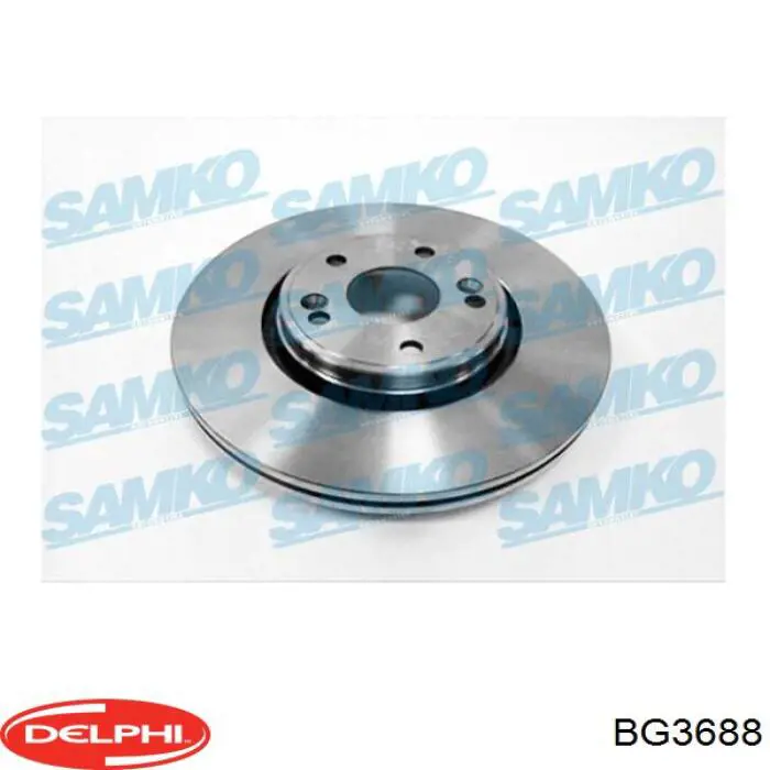 BG3688 Delphi Гальмо дискове переднє