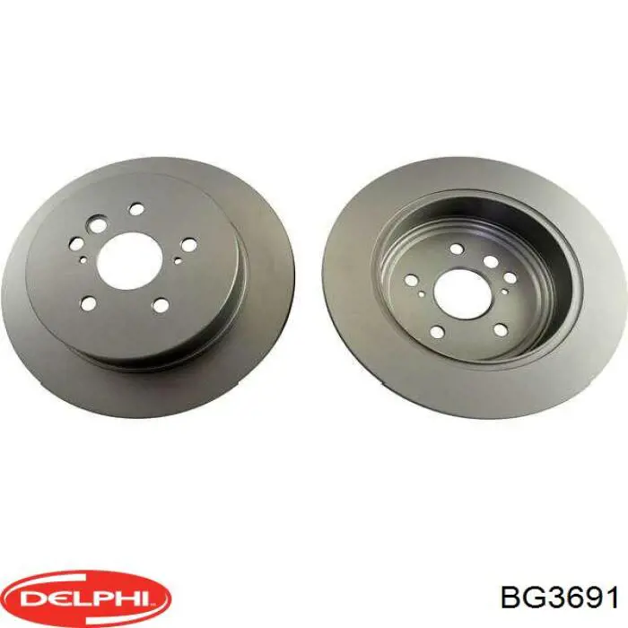 Задні дискові гальма Delphi BG3691 ціна, від 41.84 USD
