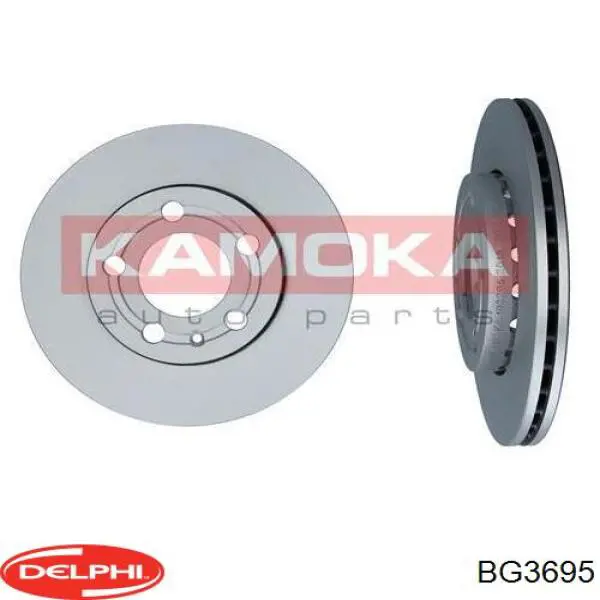 Диск переднього гальма Delphi BG3695 ціна, від 22.64 USD