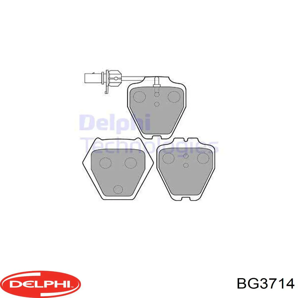 Диск переднього гальма Delphi BG3714 ціна, від 51.21 USD