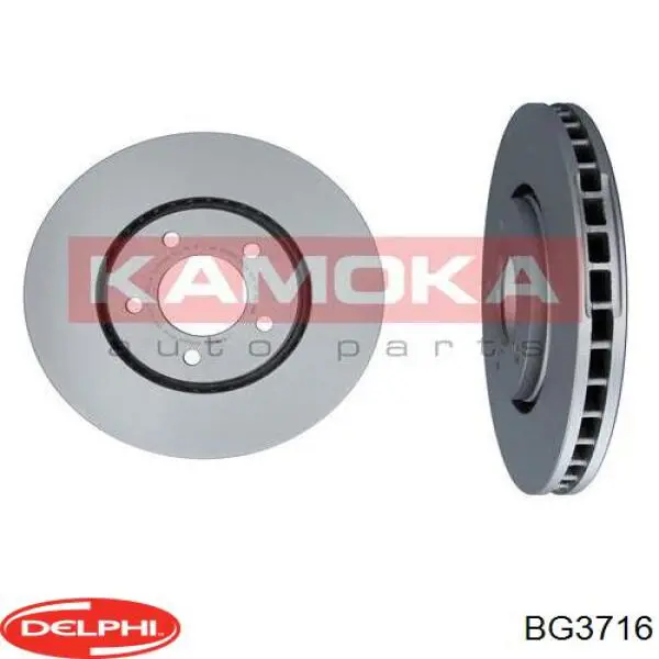 BG3716 Delphi диск гальмівний передній