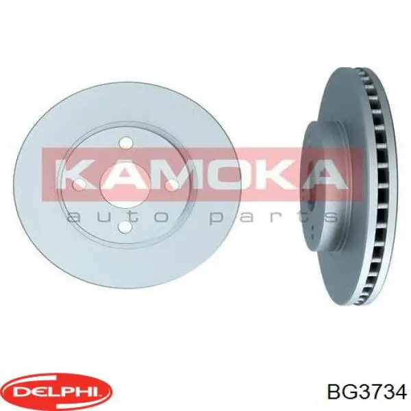 Диск переднього гальма Delphi BG3734 ціна, від 33.29 USD