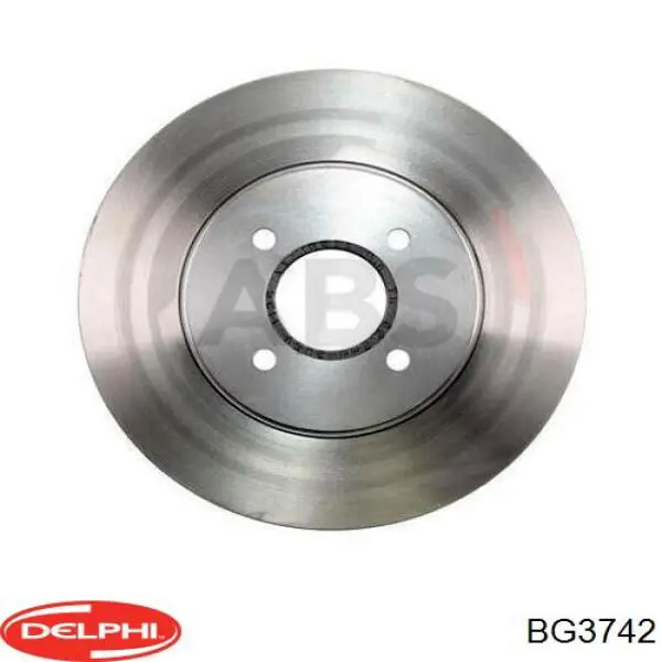 Диск переднього гальма Delphi BG3742 ціна, від 41.33 USD