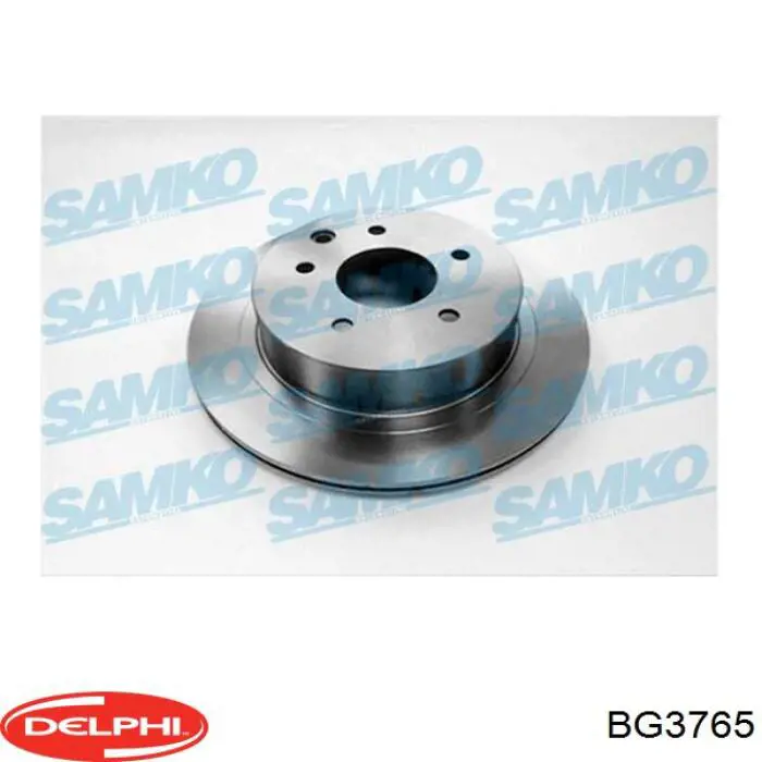 Купити BG3765 Delphi Диск заднього гальма