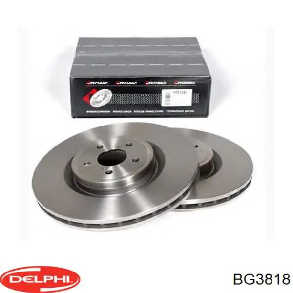 BG3818 Delphi Гальмо дискове переднє