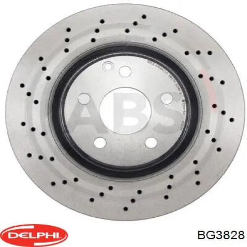 Диск переднього гальма Delphi BG3828 ціна, від 68.73 USD