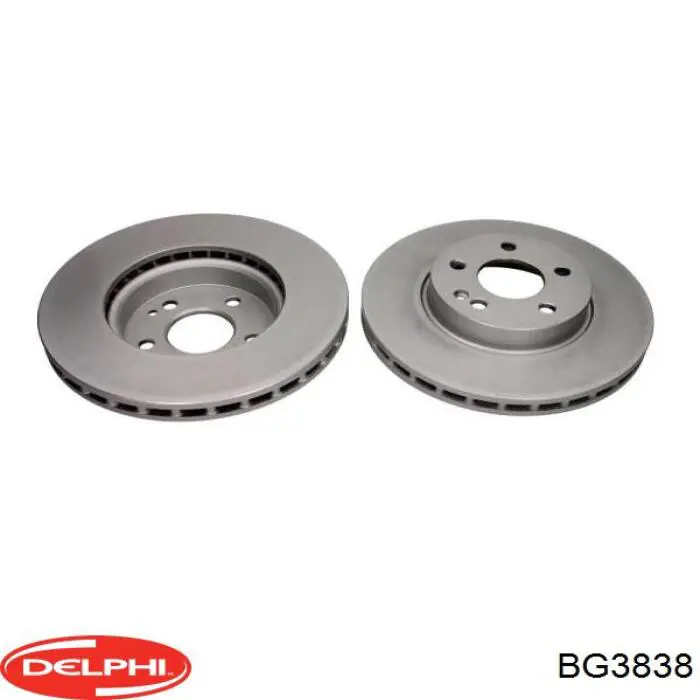 Диск гальмівний передній Delphi BG3838