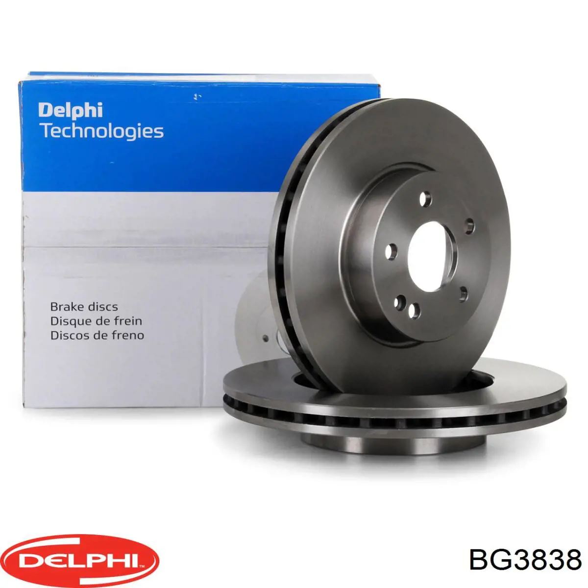 BG3838 Delphi Гальмо дискове переднє