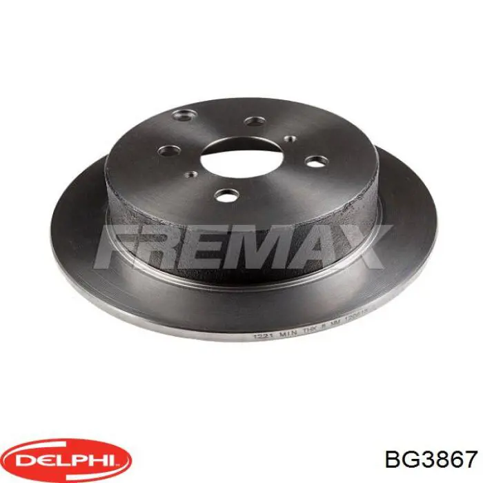 Задні дискові гальма Delphi BG3867 ціна, від 26.99 USD