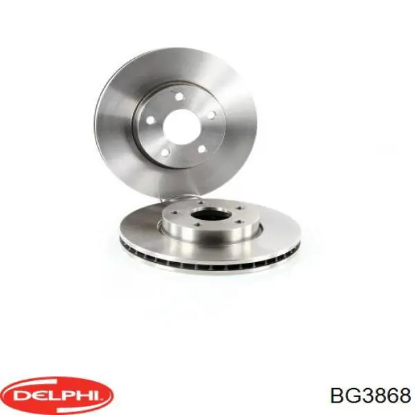 Гальмівні диски передні BG3868 Delphi