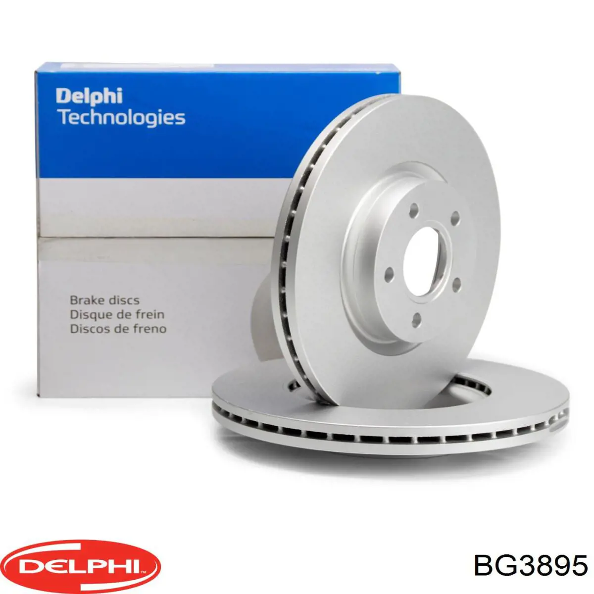 Гальмівні диски передні BG3895 Delphi