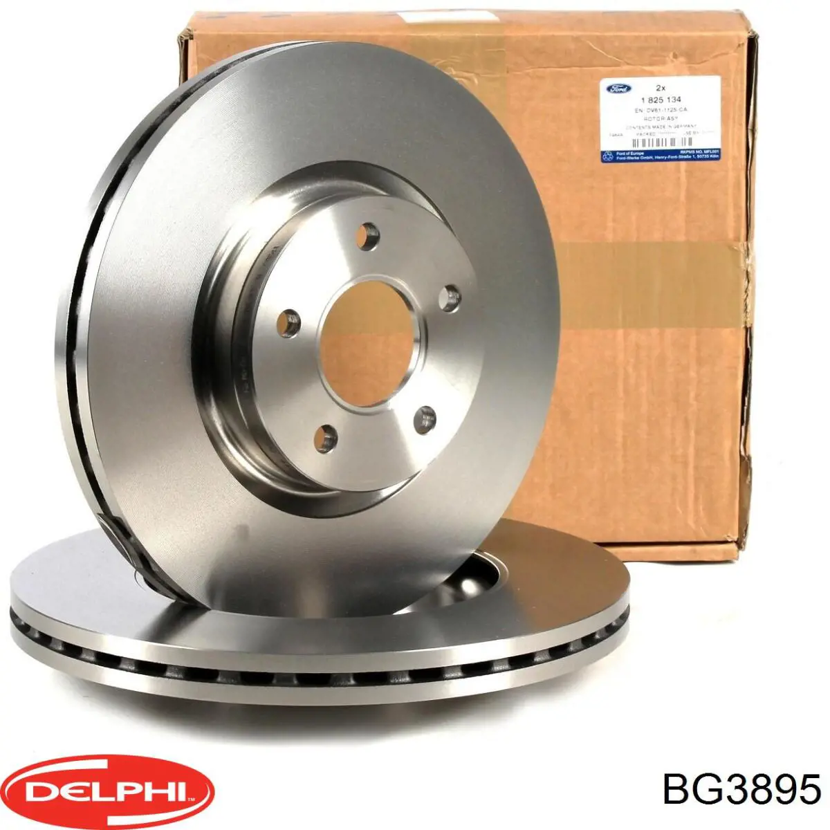 Диск переднього гальма Delphi BG3895 ціна, від 40.59 USD