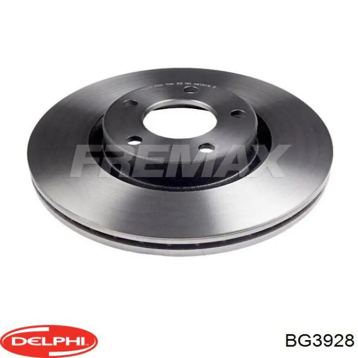 Диск переднього гальма Delphi BG3928 ціна, від 43.57 USD