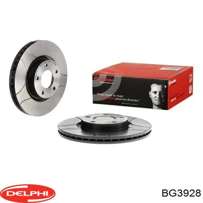 Диск переднього гальма Delphi BG3928 ціна, від 43.57 USD