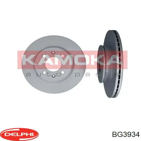 Диск переднього гальма Delphi BG3934 ціна, від 29.71 USD