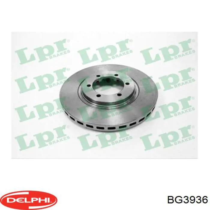 Гальмівні диски передні BG3936 Delphi