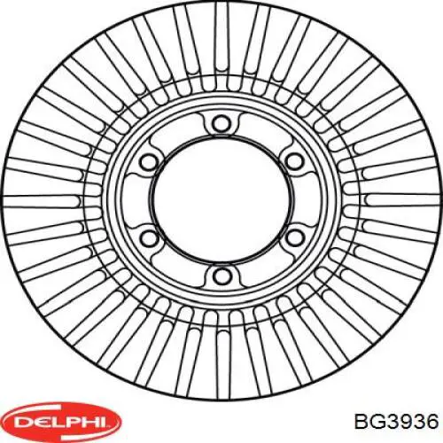 Купити BG3936 Delphi Ротор гальмівний