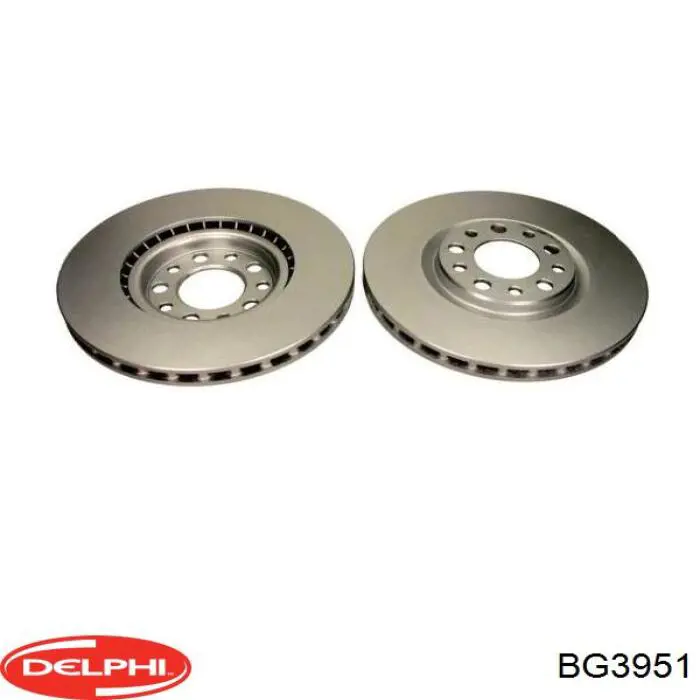 Гальмівні диски передні BG3951 Delphi