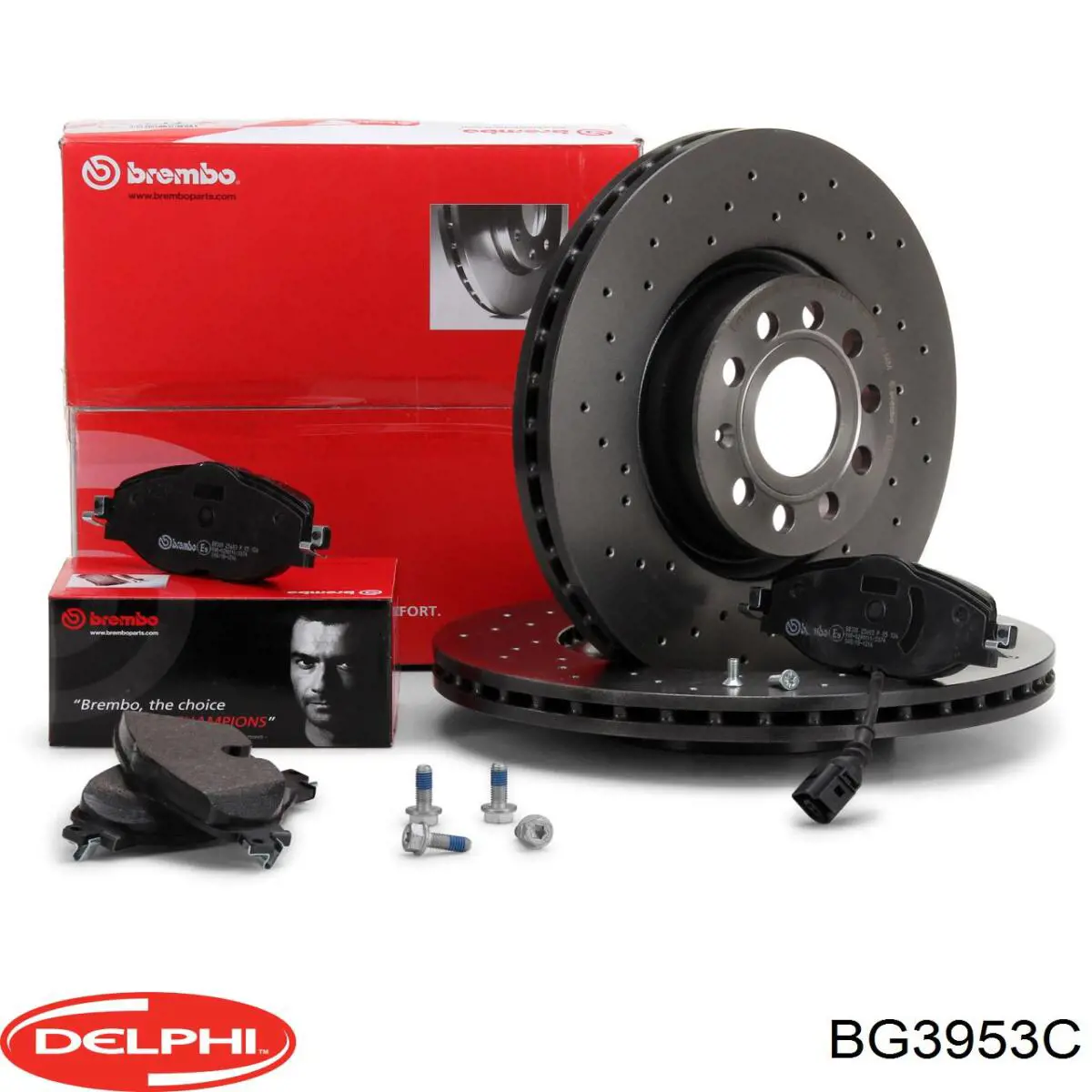 Диск переднього гальма Delphi BG3953C ціна, від 44.20 USD