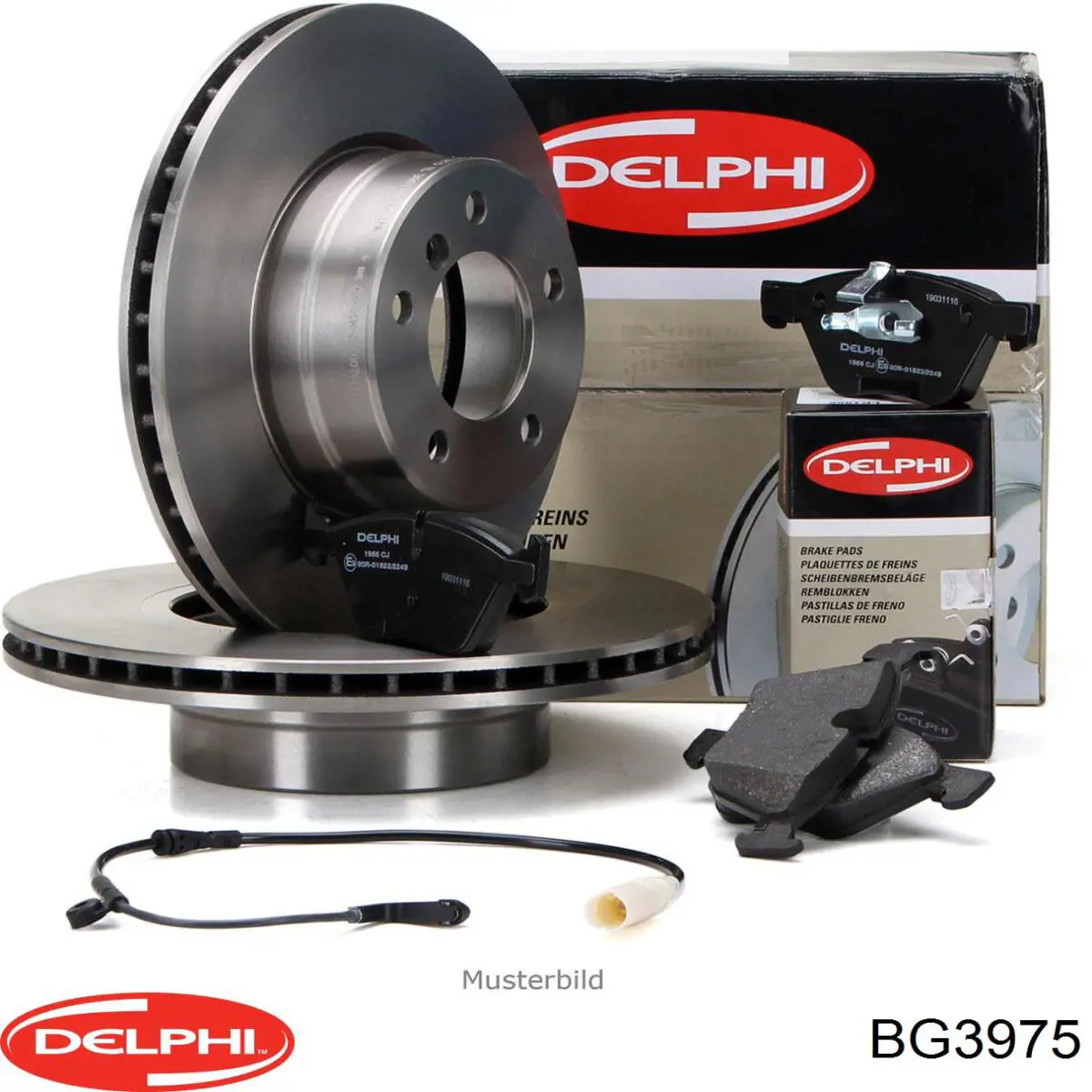 Гальмівні диски BG3975 Delphi