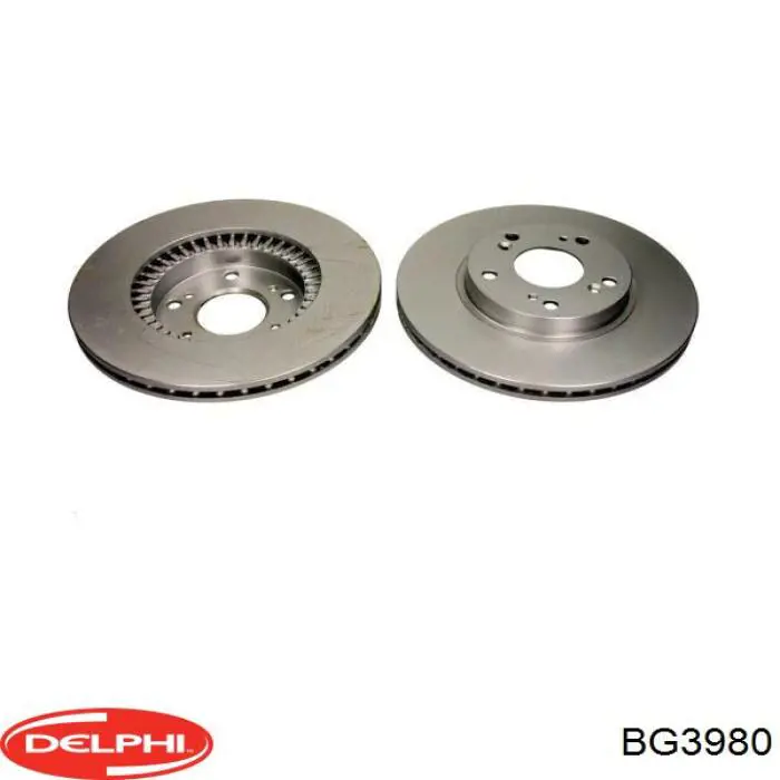 Диск переднього гальма Delphi BG3980 ціна, від 37.46 USD