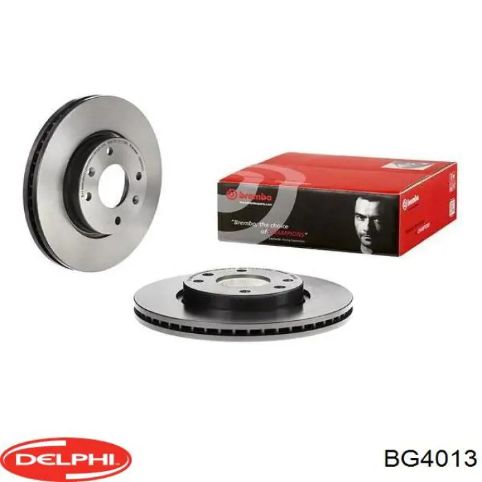 Гальмівні диски передні BG4013 Delphi