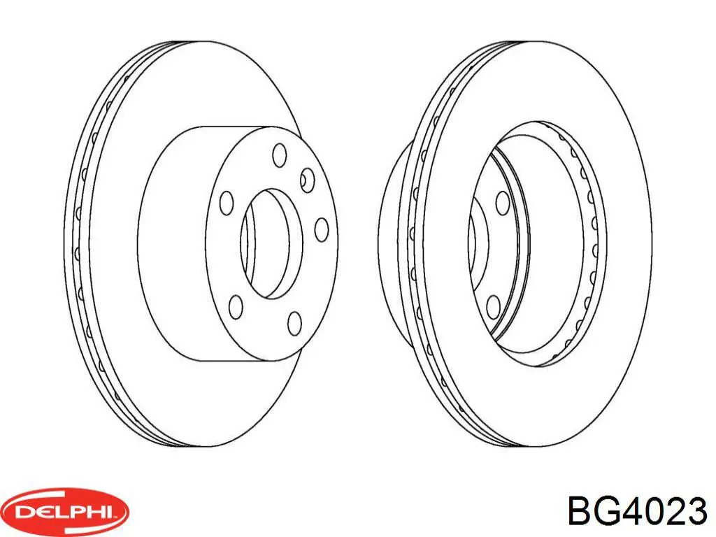 Купити BG4023 Delphi Ротор гальмівний