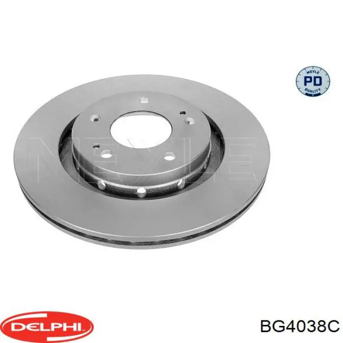 Диск гальмівний передній Delphi BG4038C