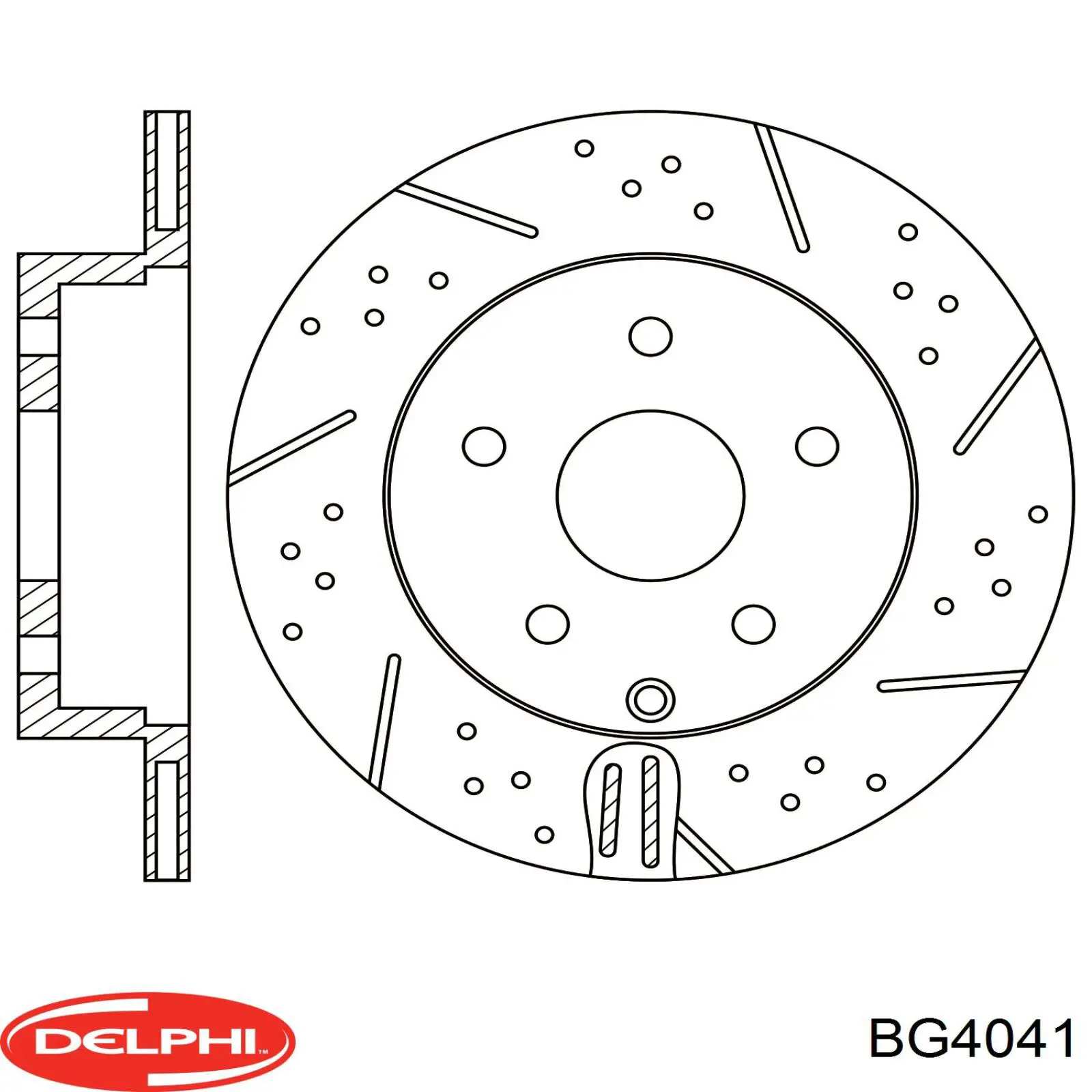 Задні дискові гальма Delphi BG4041 ціна, від 47.56 USD