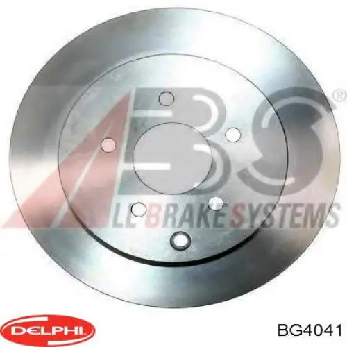 BG4041 Delphi диск гальмівний задній