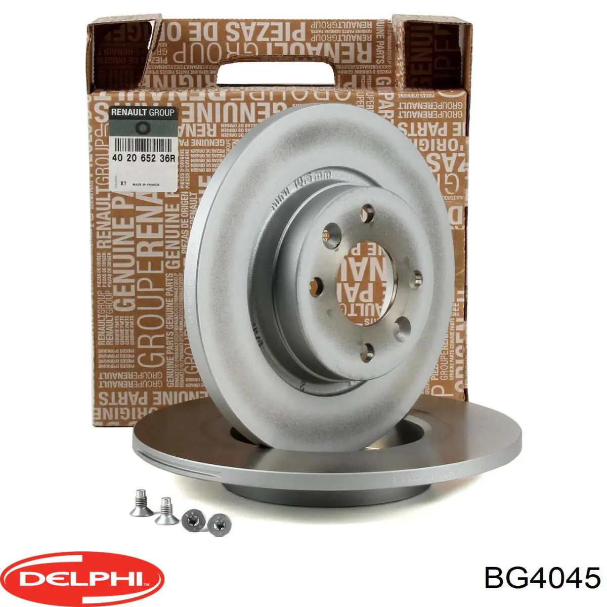 Диск переднього гальма Delphi BG4045 ціна, від 20.64 USD