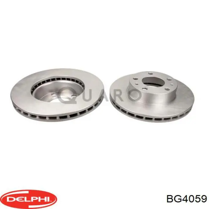 Диск переднього гальма Delphi BG4059 ціна, від 47.73 USD