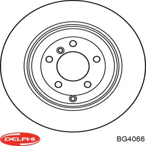 Задні дискові гальма Delphi BG4066 ціна, від 62.58 USD