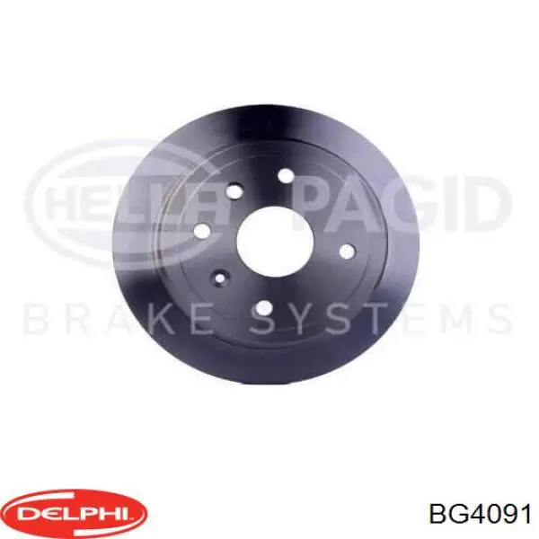 Купити BG4091 Delphi Диск заднього гальма