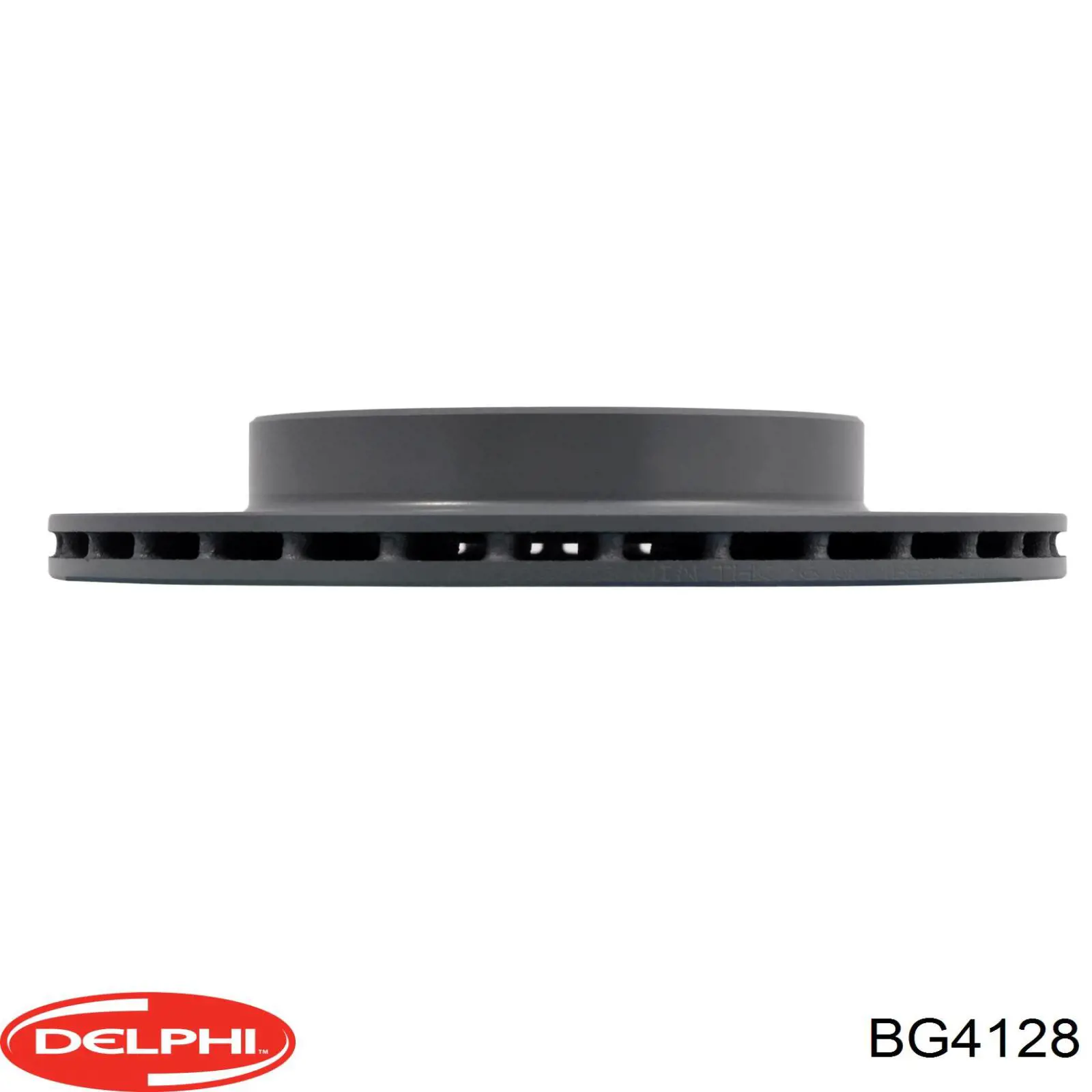 Гальмівні диски передні BG4128 Delphi