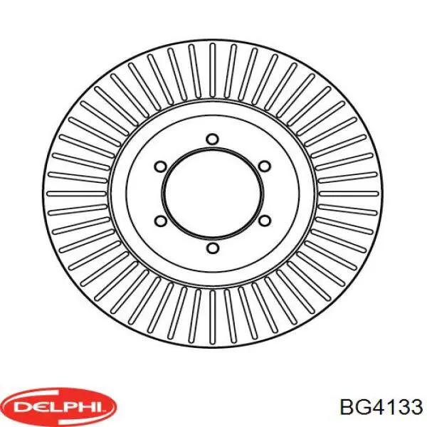 Диск переднього гальма Delphi BG4133 ціна, від 97.24 USD