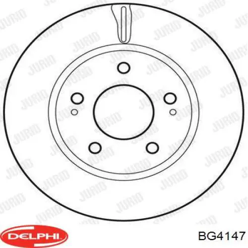 Купити BG4147 Delphi Ротор гальмівний