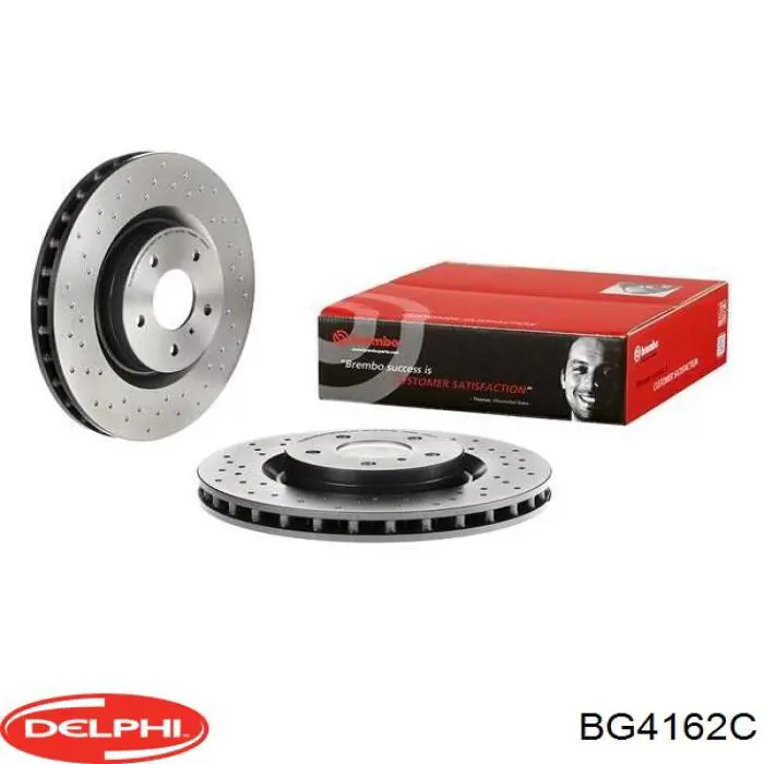 Диск переднього гальма Delphi BG4162C ціна, від 124.69 USD