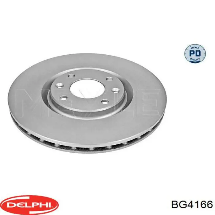 BG4166 Delphi диск гальмівний передній