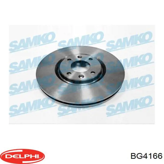 Диск переднього гальма Delphi BG4166 ціна, від 49.34 USD