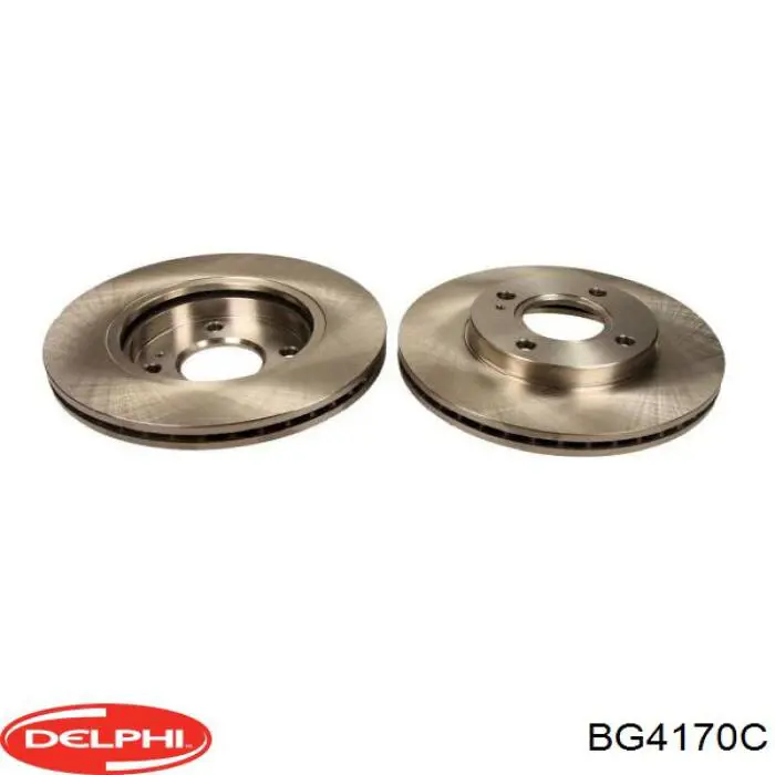 Диск переднього гальма Delphi BG4170C ціна, від 37.75 USD