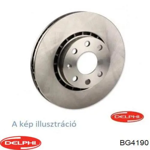 BG4190 Delphi диск гальмівний задній
