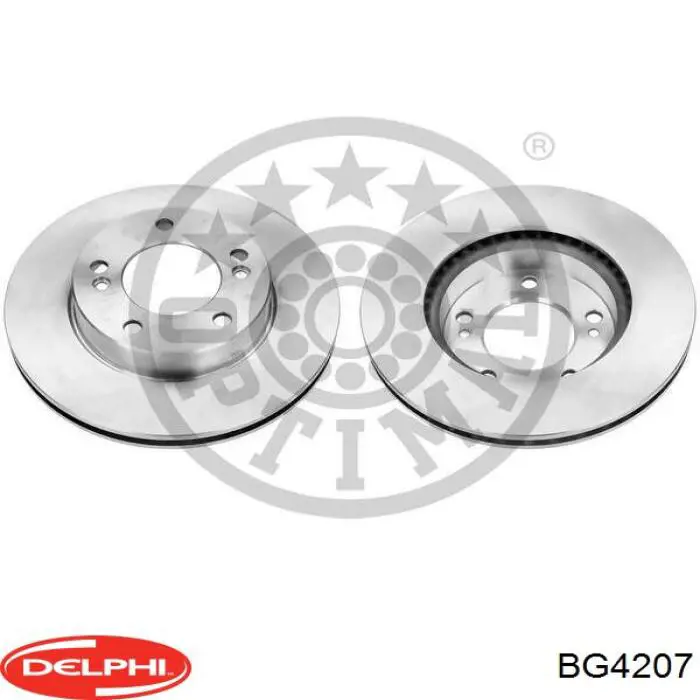 Диск переднього гальма Delphi BG4207 ціна, від 58.55 USD