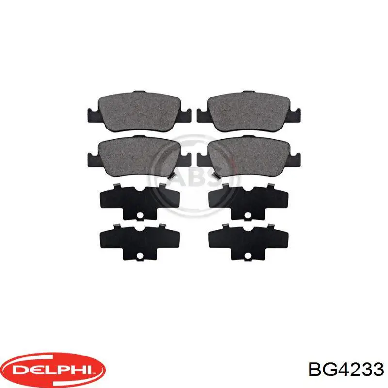 Задні дискові гальма Delphi BG4233 ціна, від 21.00 USD